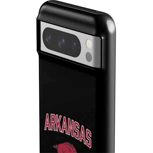 University of Arkansas-Fayetteville Razorbacks Black Google Pixel 8 Pro Impact Case